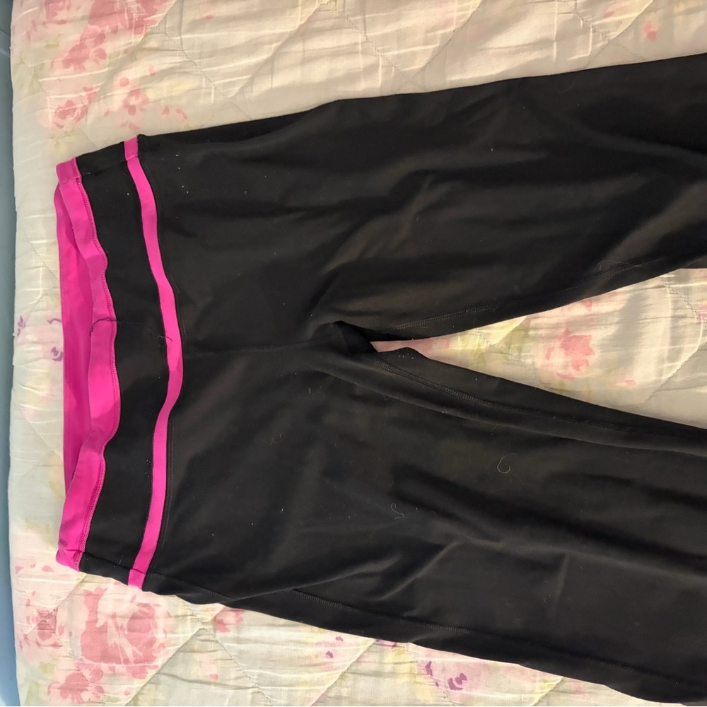 Black and Pink Women's Leggings